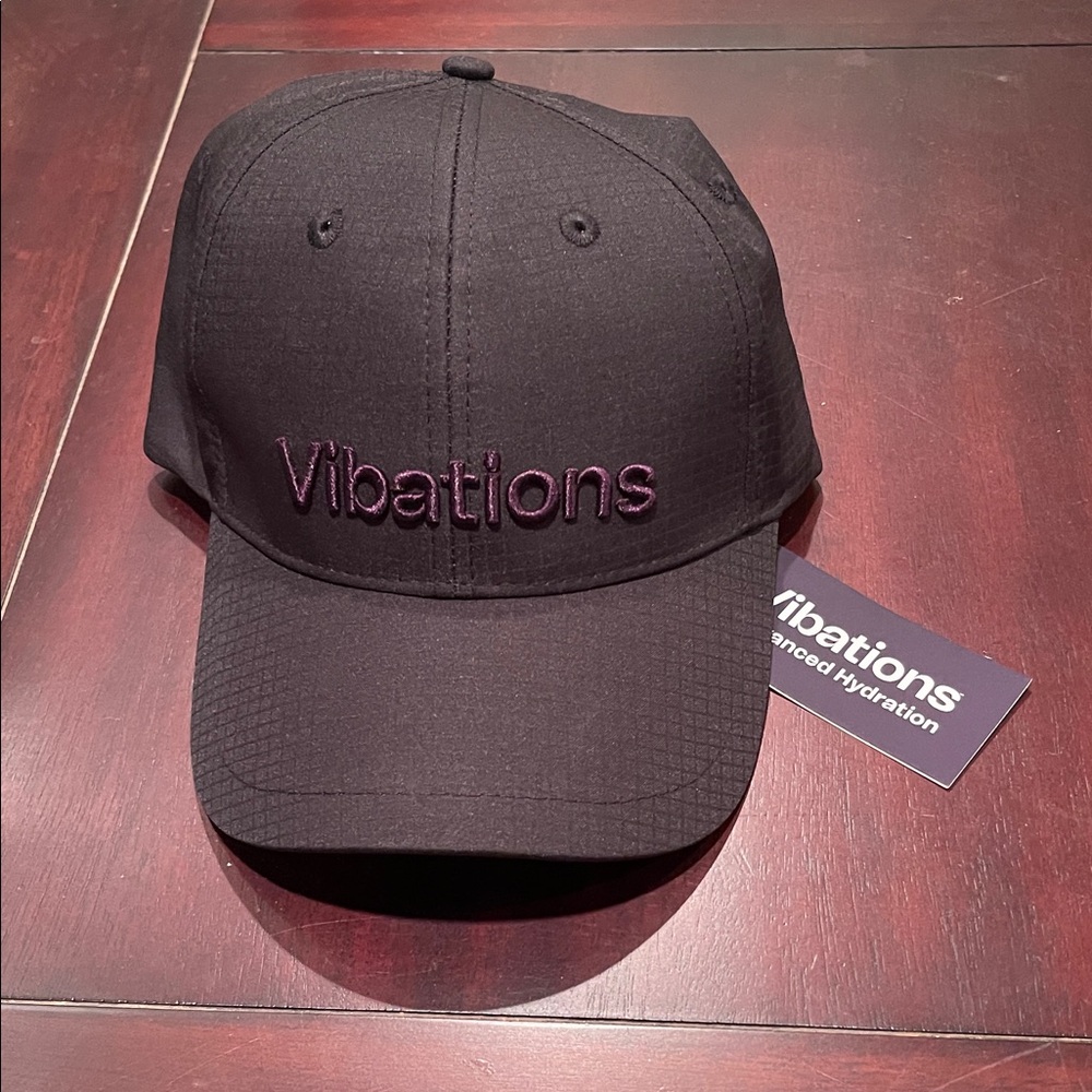 Vibrations Purple and Black Cap